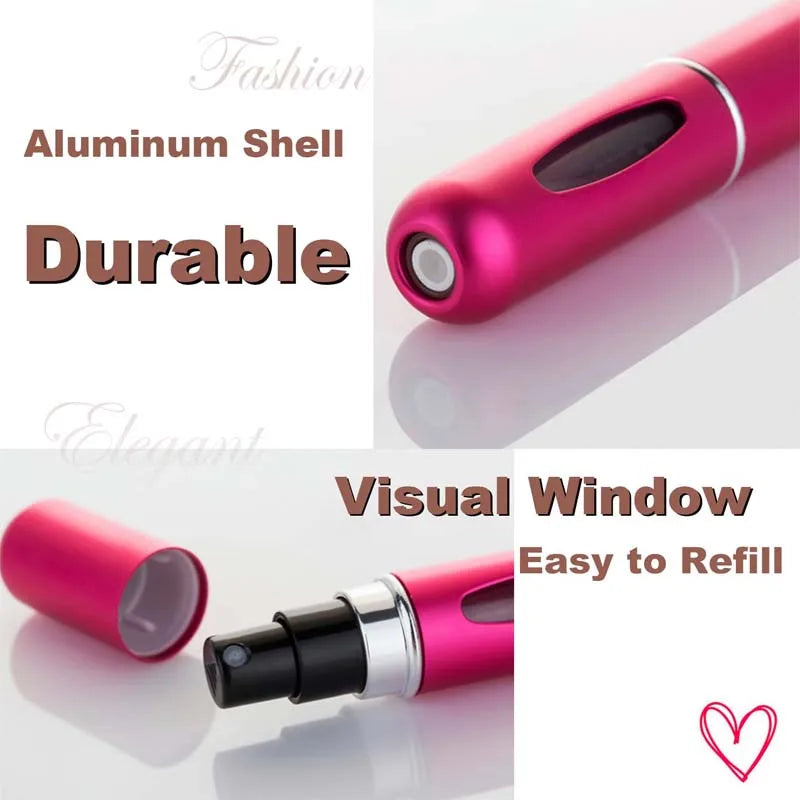 5PCS 5ml Portable Travel Perfume Bottle